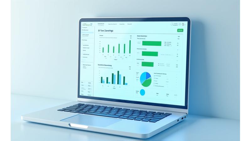 Interactive digital interface for an EV tax savings calculator with charts