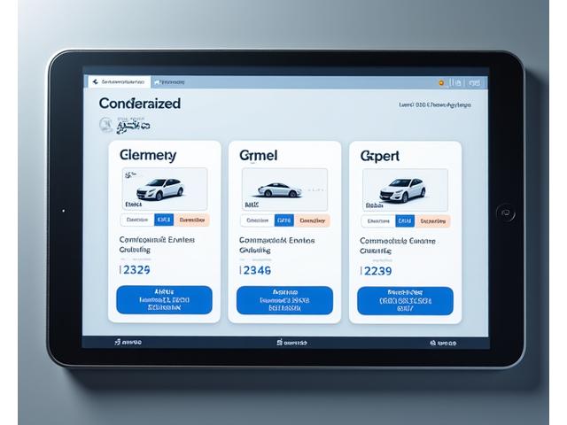 Screenshot of a clean digital dashboard showing multiple vehicle profiles with their vignette expiry dates highlighted.